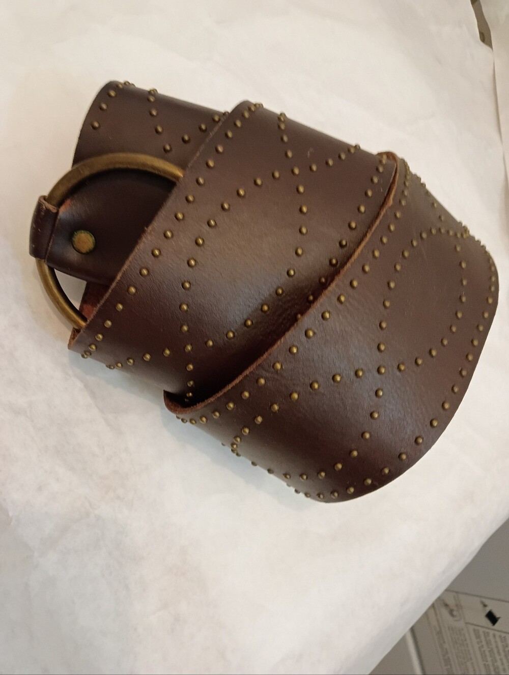 Lauren Ralph Lauren VTG M Leather  Studded Women's Belt